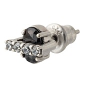 ≪Artemis Kings/アルテミスキングス≫ブリッジスタッドピアスBK(片耳分)