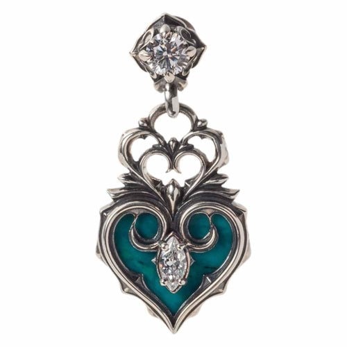 ≪Artemis Kings/アルテミスキングス≫ハートオブジオーシャンピアス　AKE0119