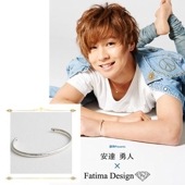 販売終了 ≪安達勇人 × Fatima Design コラボアクセサリー≫シルバーバングル　SIZE　S