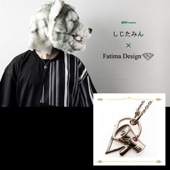 ≪しじたみん企画(仮) × Fatima Design コラボアクセサリー≫ぐるたみんモデル SV製ペンダント/ピンクゴールドカラー