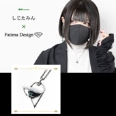 ≪しじたみん企画(仮) × Fatima Design コラボアクセサリー≫詩人さんモデル SV製ペンダント/シルバーカラー