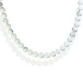 ≪FatimaDesign/ファティマデザイン≫ストーンネックレス・ハウライト 6mm玉