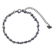 ≪FatimaDesign/ファティマデザイン≫スターダストチェーンブレス/燻し加工