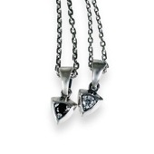 ≪FatimaDesign/ファティマデザイン≫ペアセット販売/デルタ・チャームペンダント (チェーン付)