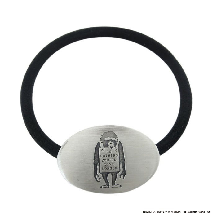 販売終了≪Fatima Design×BRANDALISED公式コラボアクセサリー≫Banksy ”Do Nothing” Hair tie/バンクシー ドゥーナッシングヘアゴム