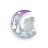 ≪SERASTINY / セラスティニー≫～月うさぎ～/ゴルフマーカー(パープル)
