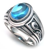 ≪DAgDART/ダグダート≫ブルートパーズ シルバーリング /刻印可能