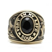 ≪DAgDART/ダグダート≫【PREPPY BOY】オニキス×ブラスリング  /刻印可