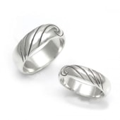 ≪DAgDART/ダグダート≫【ペア】合わせるとハート シルバーペアリング  /刻印可能