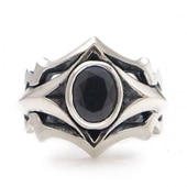 ≪DAgDART/ダグダート≫【Gram】オニキス×シルバーリング /刻印可能