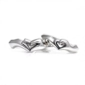 ≪DAgDART/ダグダート≫【ペア】ハート シルバーペアリング /刻印可能