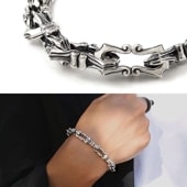 ≪DAgDART/ダグダート≫【D.four】　シルバーブレスレット [DF-061]