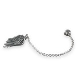 ≪DAgDART/ダグダート≫スーツアクセサリー 翼モチーフ シルバーラペルピン ストールピン