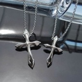 ≪DAgDART/ダグダート≫クロス シルバーペアペンダント /DT-501-502