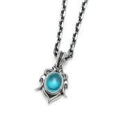 ≪DAgDART/ダグダート≫【ARCO FRECCIA】花冠モチーフ ブルートパーズ×シルバーペンダント 