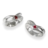 ≪DAgDART/ダグダート≫【ペア】選べる誕生石　ストーン×シルバーペアリング /DR-161BCZ+162CZ