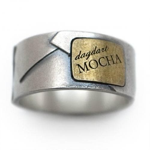 ≪DAgDART/ダグダート≫【MOCHA】ブラス×シルバーリング  / 刻印可