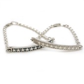 ≪DAgDART/ダグダート≫【ペア】スター シルバーペアブレスレット 