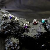 ≪DAgDART/ダグダート≫【D.four -Balrog-】ストーン×シルバーピアス