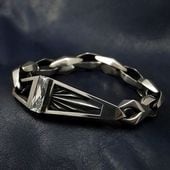 ≪DAgDART/ダグダート≫【D.four -閃光-】キュービックジルコニア×シルバーブレスレット 