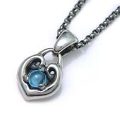 ≪DAgDART/ダグダート≫ハートモチーフ シルバーペンダント 選べる天然石 