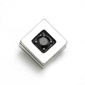 ≪DAgDART/ダグダート≫【Glass】ブラックキュービックジルコニア×シルバーピアス  /DP-036BCZ