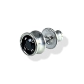≪DAgDART/ダグダート≫【Glass】ブラックキュービックジルコニア×シルバーピアス /DP-086BCZ