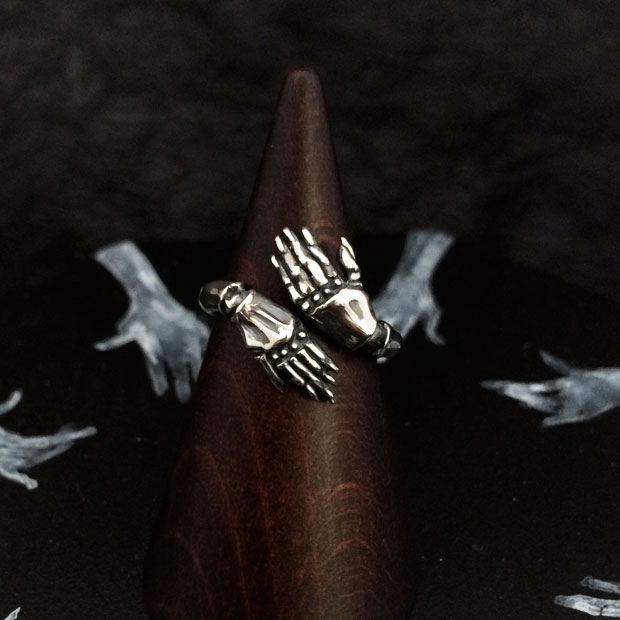 ≪Beautesque/ビュウテスク≫球体関節おててリング/シルバーリング