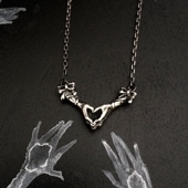 ≪Beautesque/ビュウテスク≫Unrequited Love /シルバーネックレス(チェーン付)
