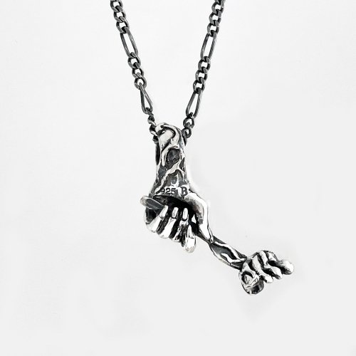 ≪Beautesque/ビュウテスク≫Warped Love　シルバーペンダント/チェーン付き