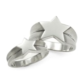 販売終了≪PennyBlack/ペニーブラック≫スター ペアシルバーリング