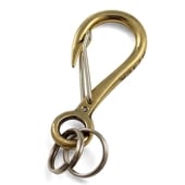 ≪PennyBlack/ペニーブラック≫カラビナフック キーホルダー 釣り針 真鍮 