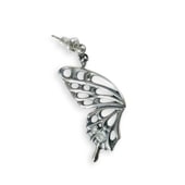 ≪Ageha≫蝶アゲハ シルバーピアス（右耳用）