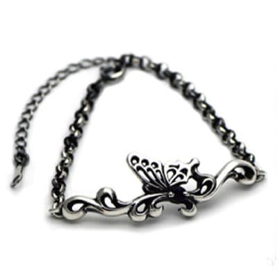 ≪Ageha≫植物と蝶のブレスレット