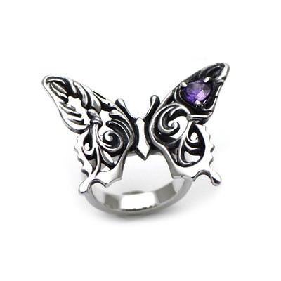 ≪Ageha≫ハートの石のアゲハリング