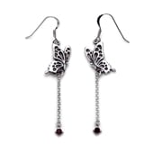 ≪Ageha≫蝶アゲハ シルバーピアス　