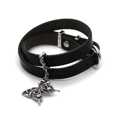 ≪Ageha≫蝶アゲハ レザーチョーカー