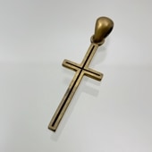 ≪BLIND RABBIT/ブラインドラビット≫Carpe diem cross Pendant ブラス製