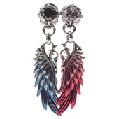 ≪Artemis Kings/アルテミスキングス≫ペアセット 青彩＆赤彩ウイングピアス
