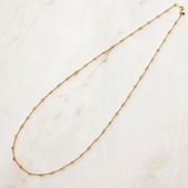 ≪Crescent Luna/クレセントルナ≫CUERDA CHAIN/クエルダチェーン　ゴールド