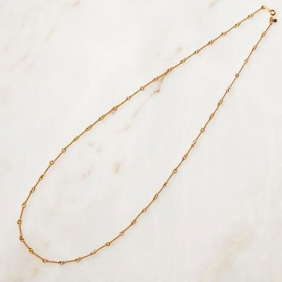 ≪Crescent Luna/クレセントルナ≫CUERDA CHAIN/クエルダチェーン　ゴールド