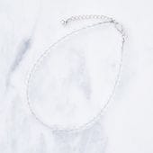 ≪Crescent Luna/クレセントルナ≫CRYSTAL GLASS ANKLET/クリスタルグラスアンクレット WH
