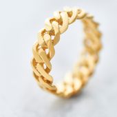 ≪Crescent Luna/クレセントルナ≫ CADENA RING  /カデナリング GOLD