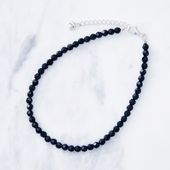 ≪Crescent Luna/クレセントルナ≫CRYSTAL GLASS ANKLET BK/クリスタルグラスアンクレットBK