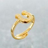 ≪Crescent Luna/クレセントルナ≫HERRADURA RING/ヘラデュラリング GOLD