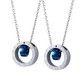 ≪white clover/ホワイトクローバー≫ペアネックレス ステンレス