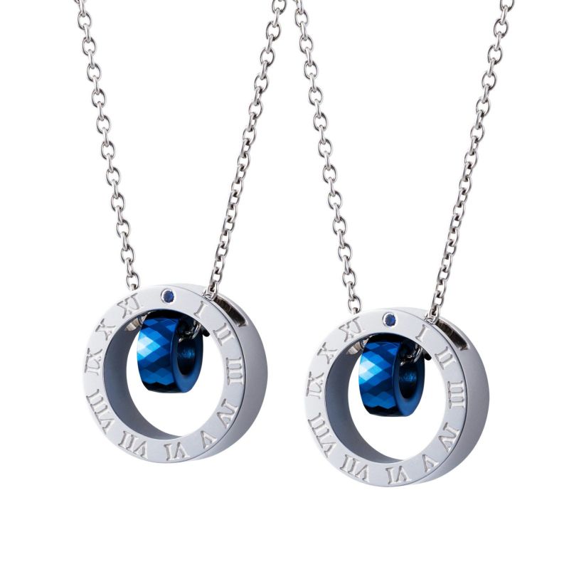 ≪white clover/ホワイトクローバー≫ペアネックレス ステンレス