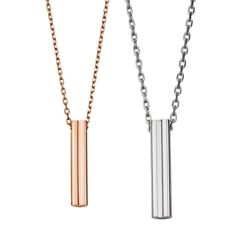 ≪white clover/ホワイトクローバー≫ペアネックレス ステンレス