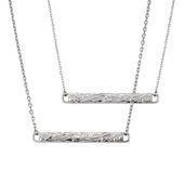 ≪white clover/ホワイトクローバー≫ペアネックレス ステンレス