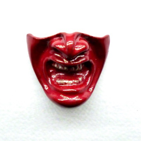 ≪Lacquersmith LYNX≫ピンブローチ「阿」menpo pin (朱漆塗り)